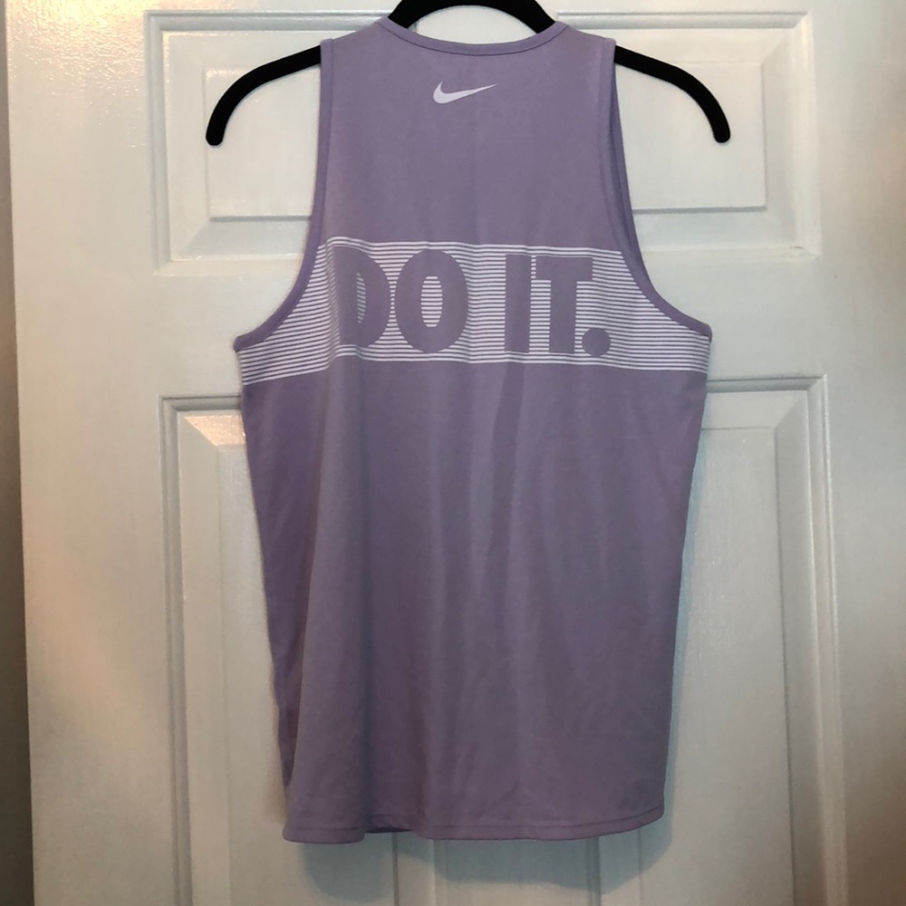 Nike Just Do It Shirt Lavender Small - Picture 3 of 4
